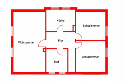 75qm 3-Zimmer-Wohnung im 1. Obergeschoss in Frielendorf 3 zimmer