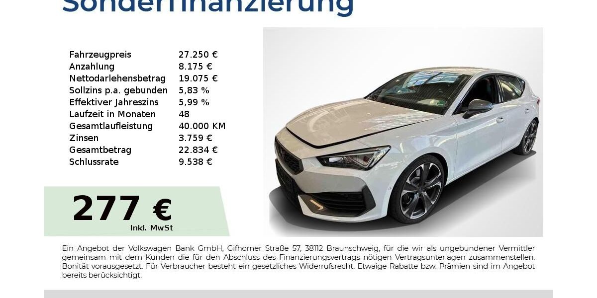 Cupra Leon 16.750 km 27.250 &euro; Nürnberg 90431