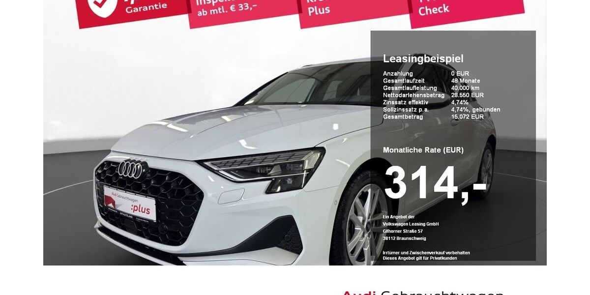 Audi A3 8.471 km 27.970 &euro; Deggendorf 94469
