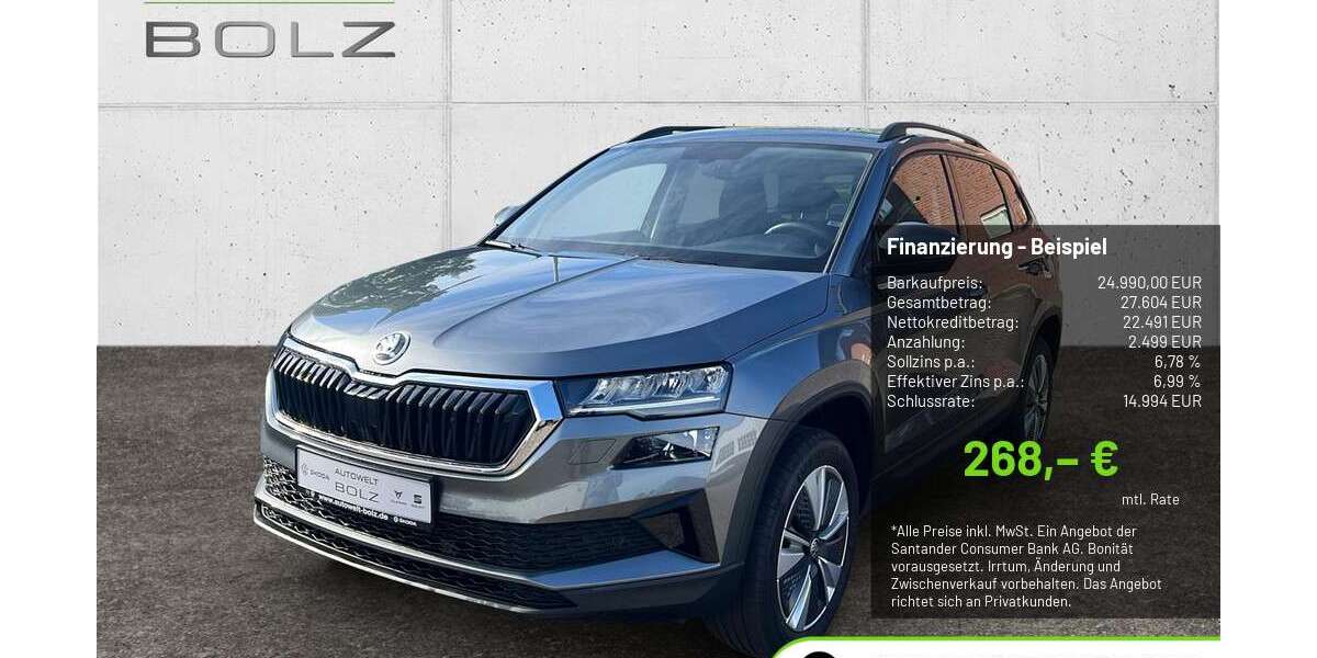 Skoda Karoq 45.033 km 24.990 &euro; Pulheim 50259
