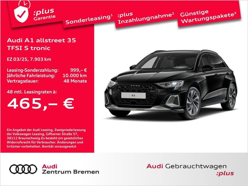 Audi A3 7.903 km 38.580 € Bremen 28207