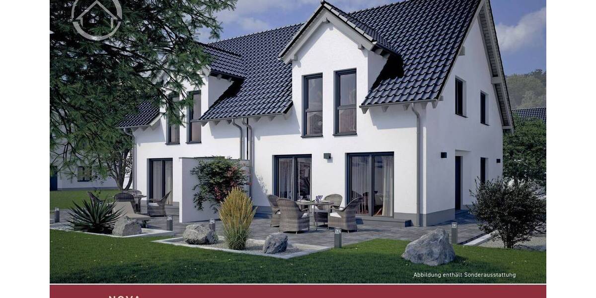 IHRE Doppelhaushälfte in Massivbauweise und Erdwärme-Heizung mit Natural Cooling 4 zimmer