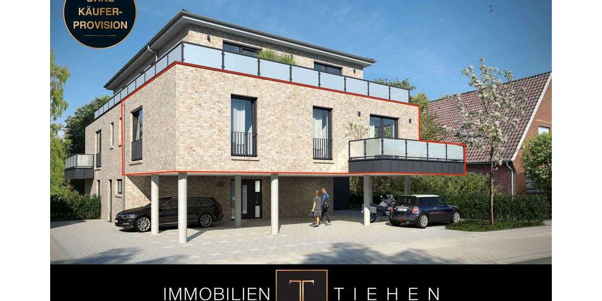 Etagenwohnung Meppen - 3 Zimmer, 97 m&sup2;, 359.000&euro; | Angebot:22755701
