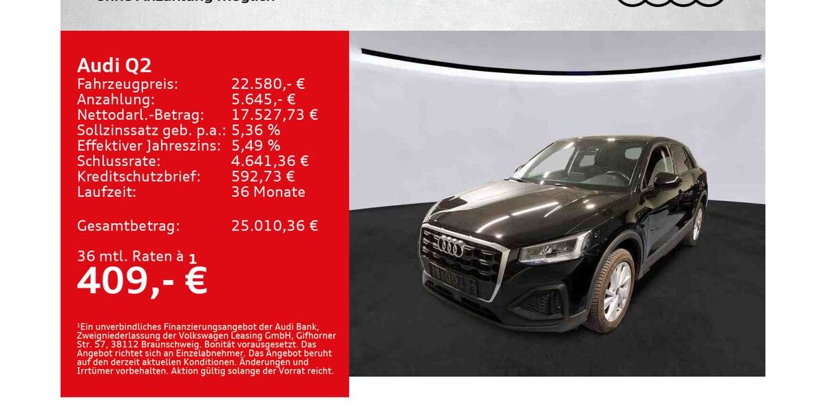 Audi Q2 43.500 km 21.980 &euro; Würzburg 97076