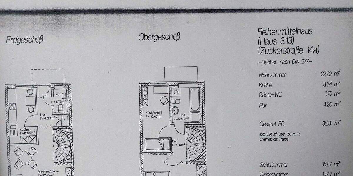 Reihenmittelhaus Laatzen Rethen - 4 Zimmer, 115 m&sup2;, 395.000&euro; | Angebot:25646796