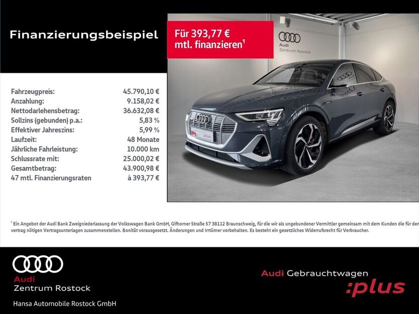 Audi e-tron 42.146 km 45.790 € Rostock 18059
