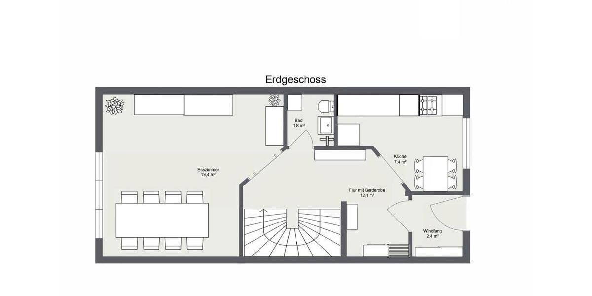 Reihenhaus Leipzig Ost - 6 Zimmer, 160 m&sup2;, 1.790&euro; | Angebot:26655536