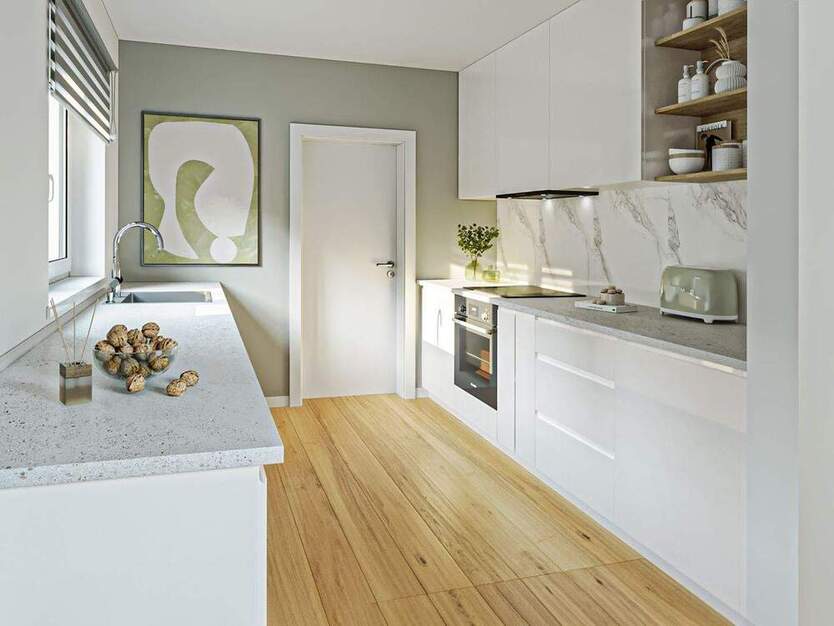 Neubau hochwertiges A+ Rotklinker-Effizienzhaus 40 in bester Villenlage.
