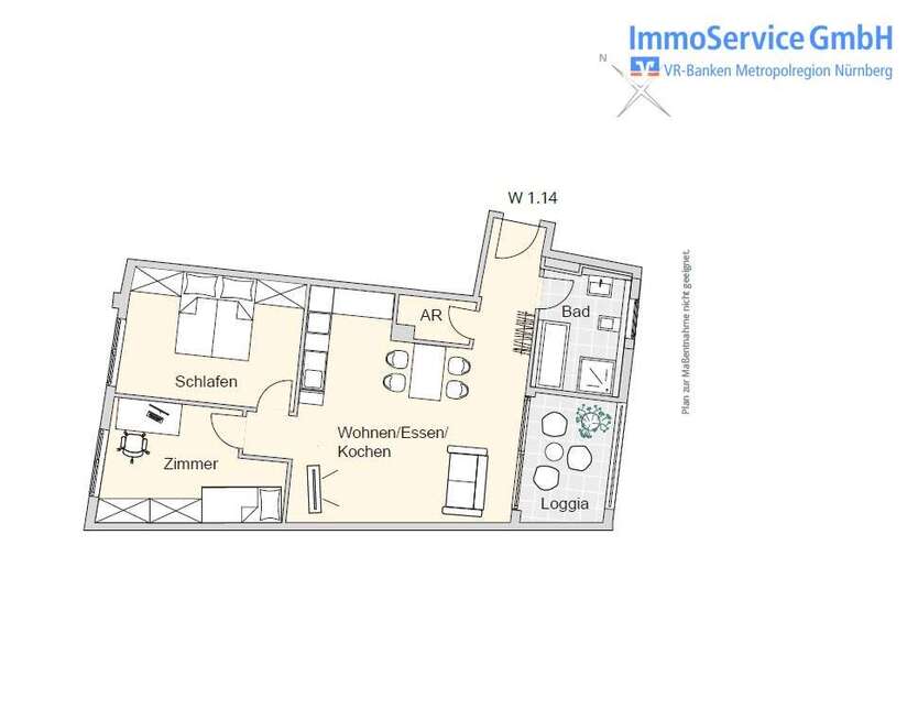 Wohnung zum Kaufen in Nürnberg 432.902 € 71.33 m²