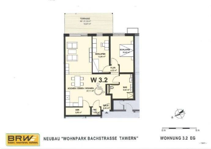 Etagenwohnung Tawern - 2 Zimmer, 111 m&sup2;, 404.000&euro; | Angebot:26277282