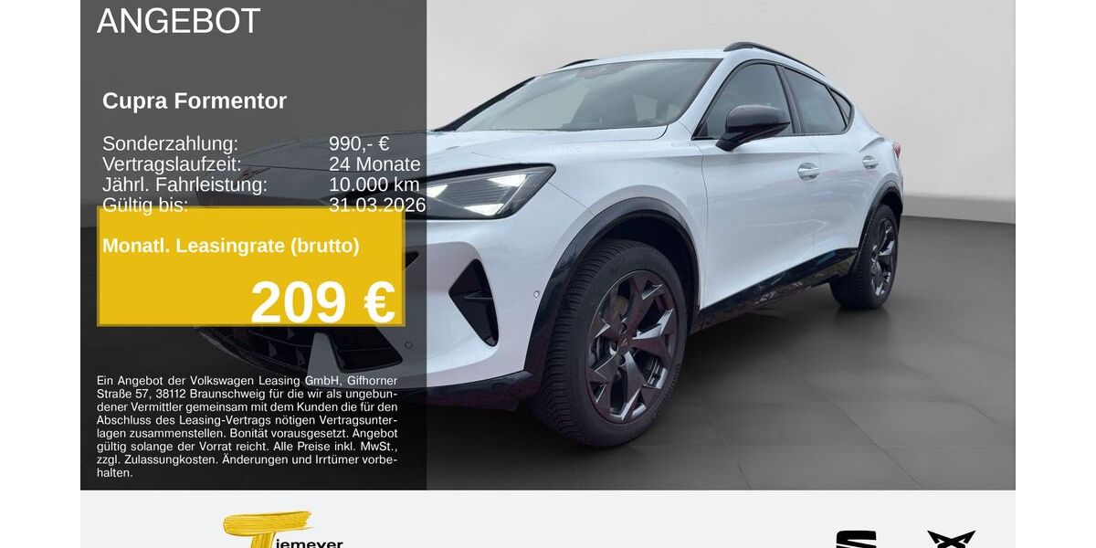 Cupra Formentor 24.548 km 32.450 &euro; Hemer 58675