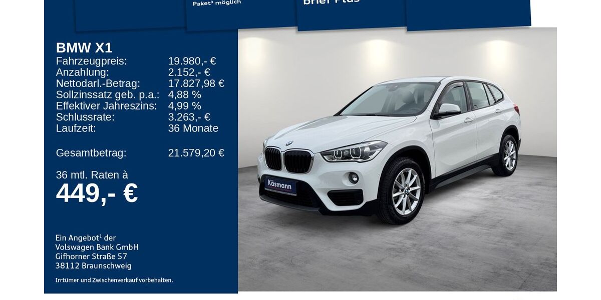 BMW X1 63.896 km 19.980 &euro; Mosbach 74821