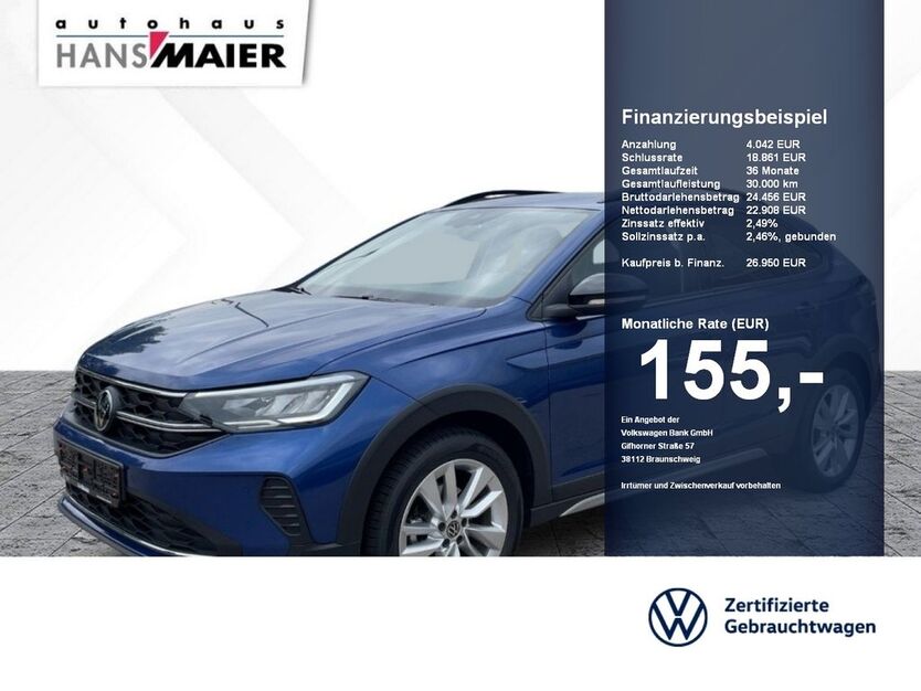 VW Taigo 2.540 km 26.950 € Erding 85435