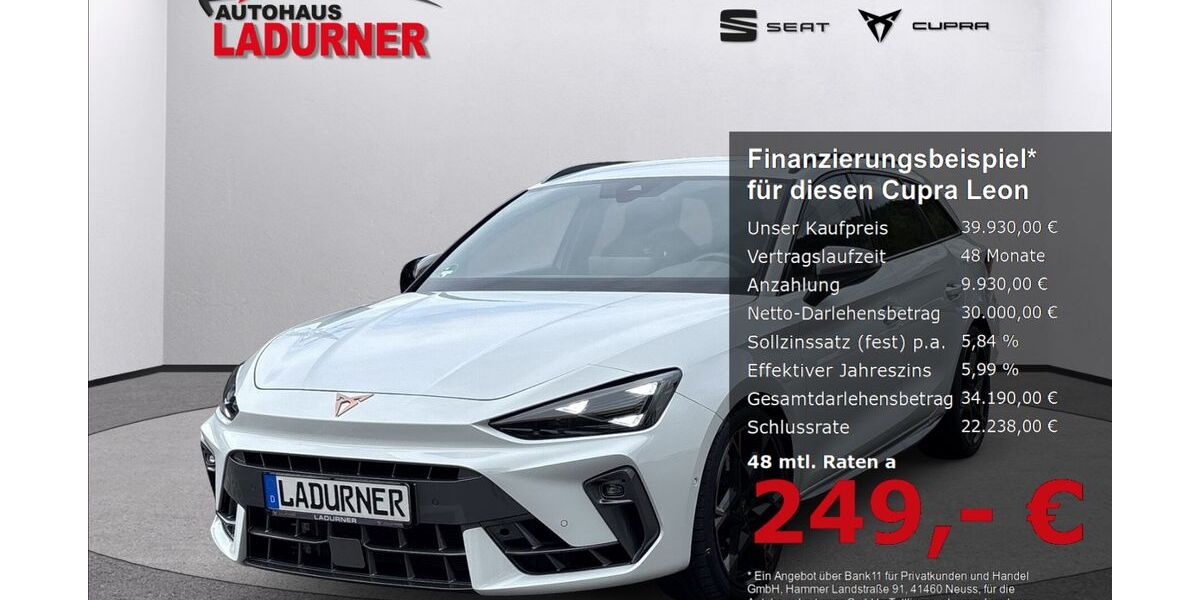 Cupra Leon 17.500 km 39.930 &euro; Tuttlingen 78532