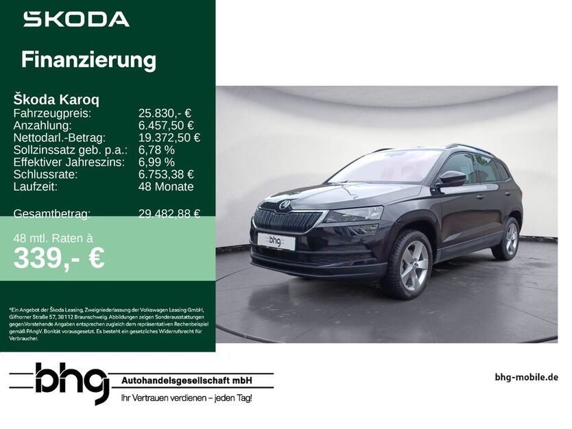 Skoda Karoq 33.181 km 25.830 € Lörrach 79540