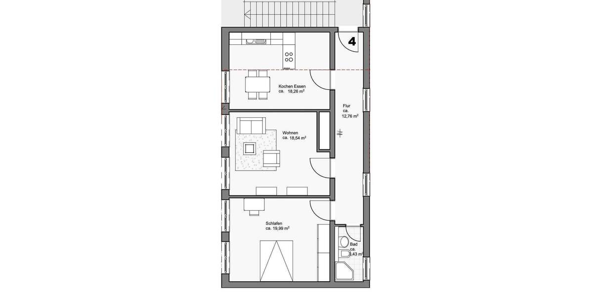 Einfamilienhaus Bogen - 2 Zimmer, 164.000&euro; | Angebot:26189310