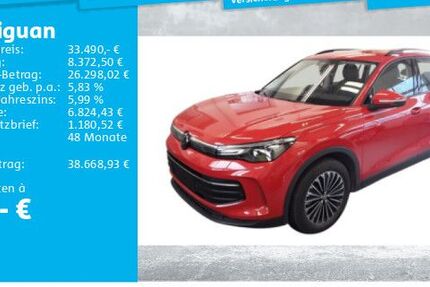 VW Tiguan 9.150 km 33.490 &euro; Hannover 30655