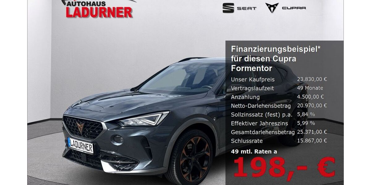Cupra Formentor 73.845 km 23.830 &euro; Tuttlingen 78532