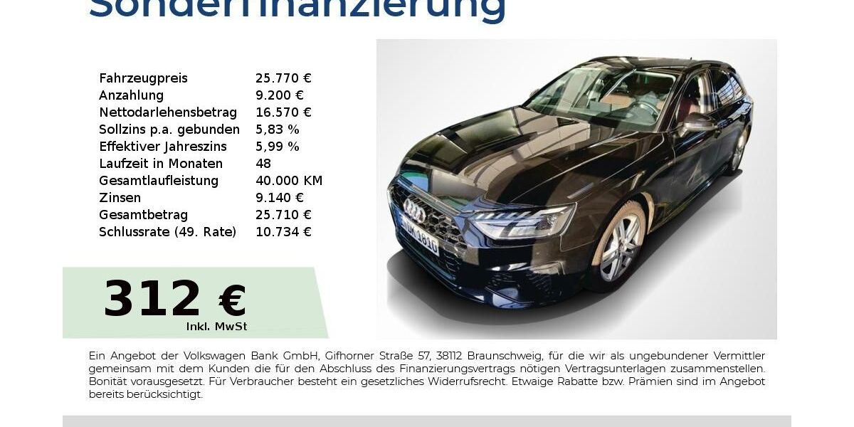Audi A4 133.350 km 25.770 &euro; Nürnberg 90431