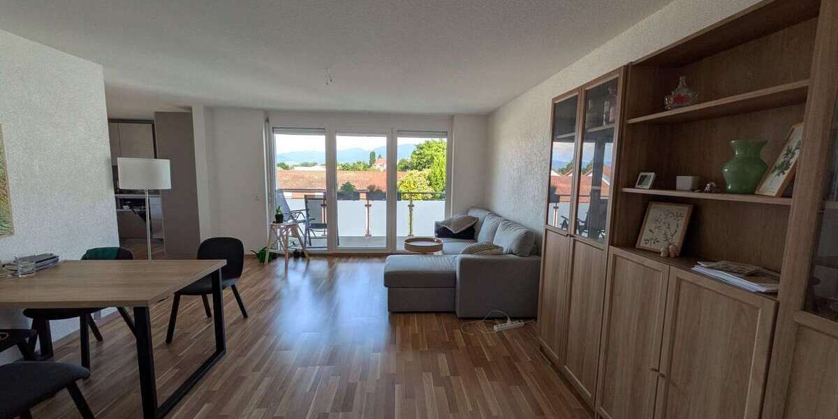 Etagenwohnung Neuenburg am Rhein - 3 Zimmer, 79 m&sup2;, 1.190&euro; | Angebot:26767150