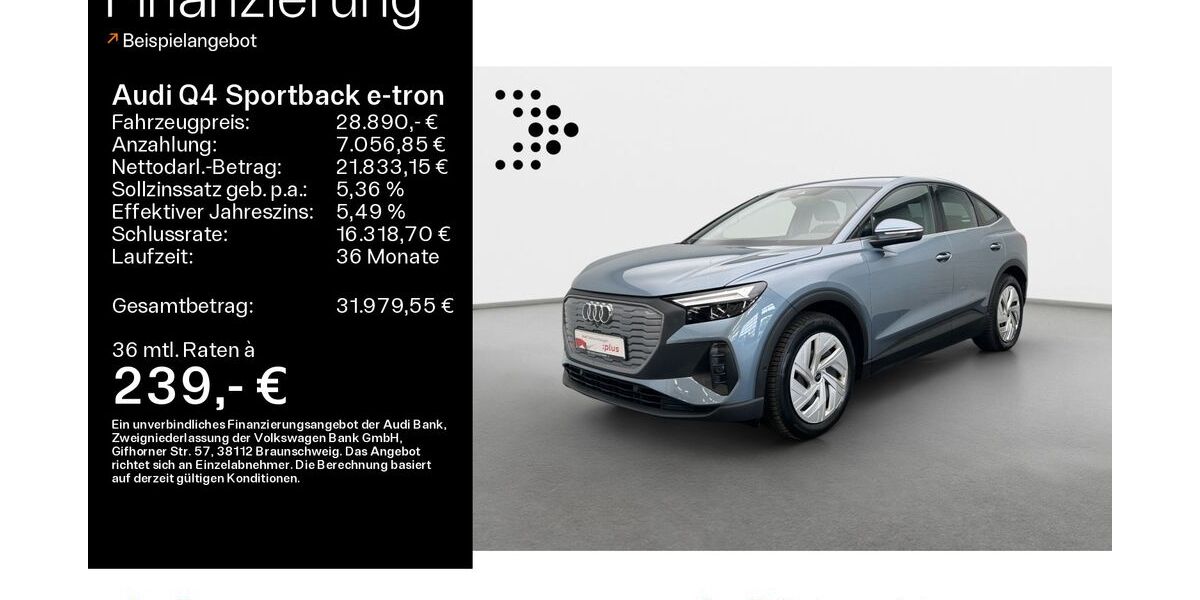 Audi Q4 e-tron 42.350 km 28.890 &euro; Hofheim 65719