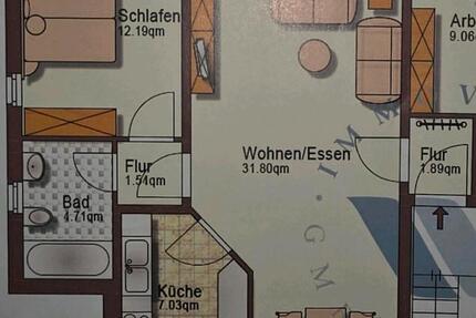 Wohnung Klipphausen - 2 Zimmer, 61 m&sup2;, 655&euro; | Angebot:25854497