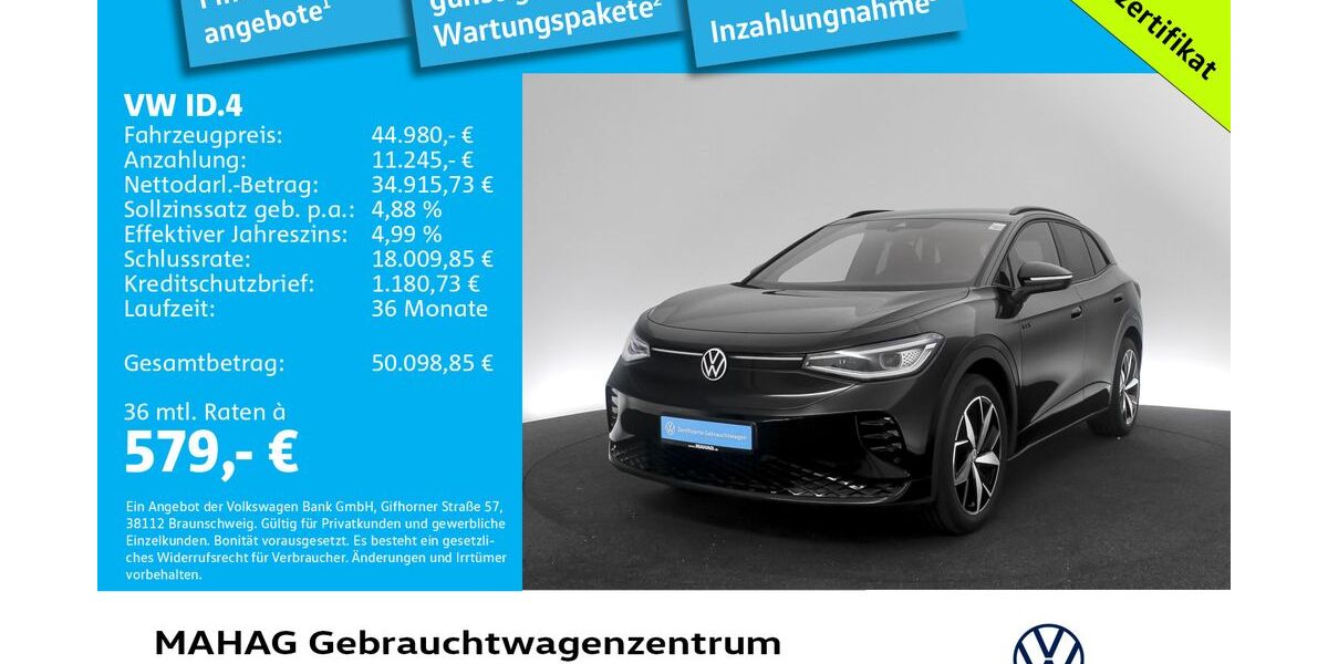 VW ID.4 14.648 km 44.980 &euro; München 80935