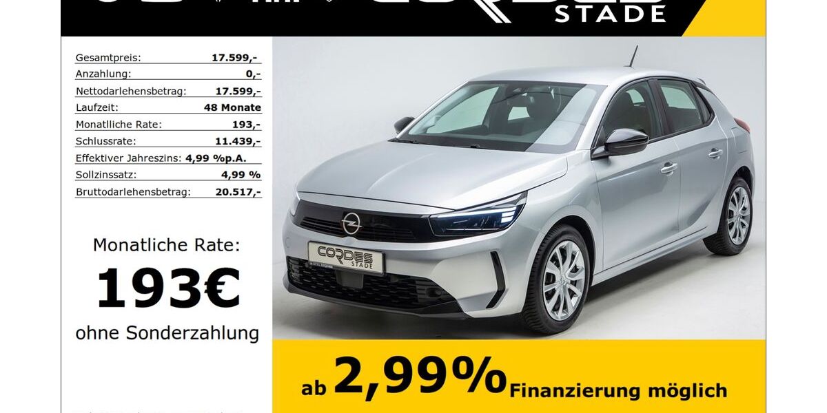 Opel Corsa 11.825 km 17.599 &euro; Stade 21680