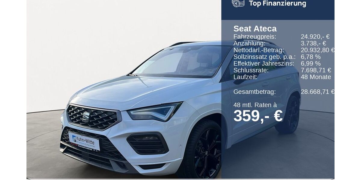 Seat Ateca 80.172 km 24.320 &euro; Wedel 22880
