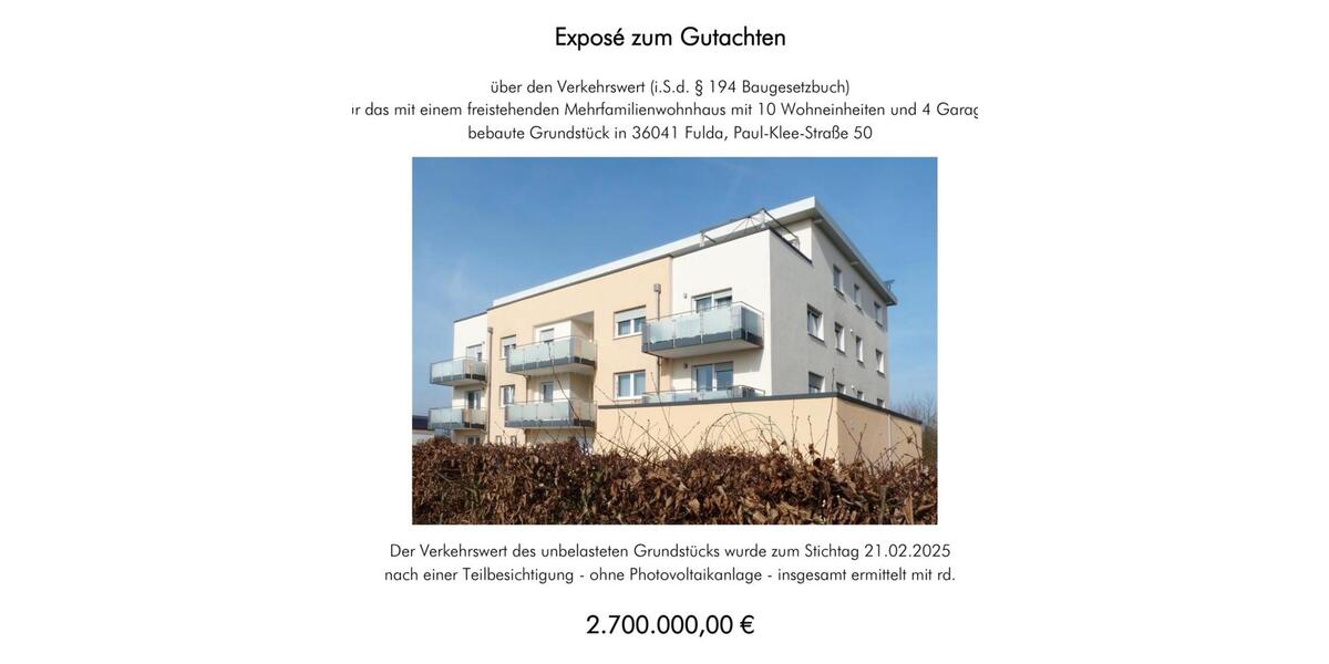 Mehrfamilienhaus, Wohnhaus Fulda Fulda-Galerie - 2.720.000&euro; | Angebot:25329595