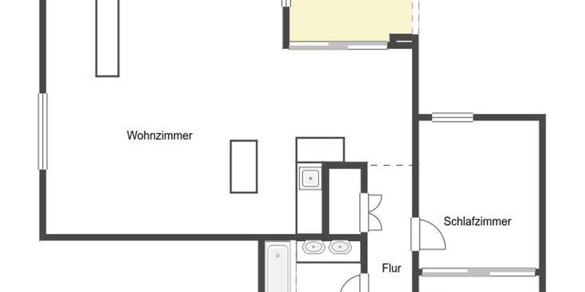 Etagenwohnung Düsseldorf Pempelfort - 2 Zimmer, 90 m&sup2;, 645.000&euro; | Angebot:26698526