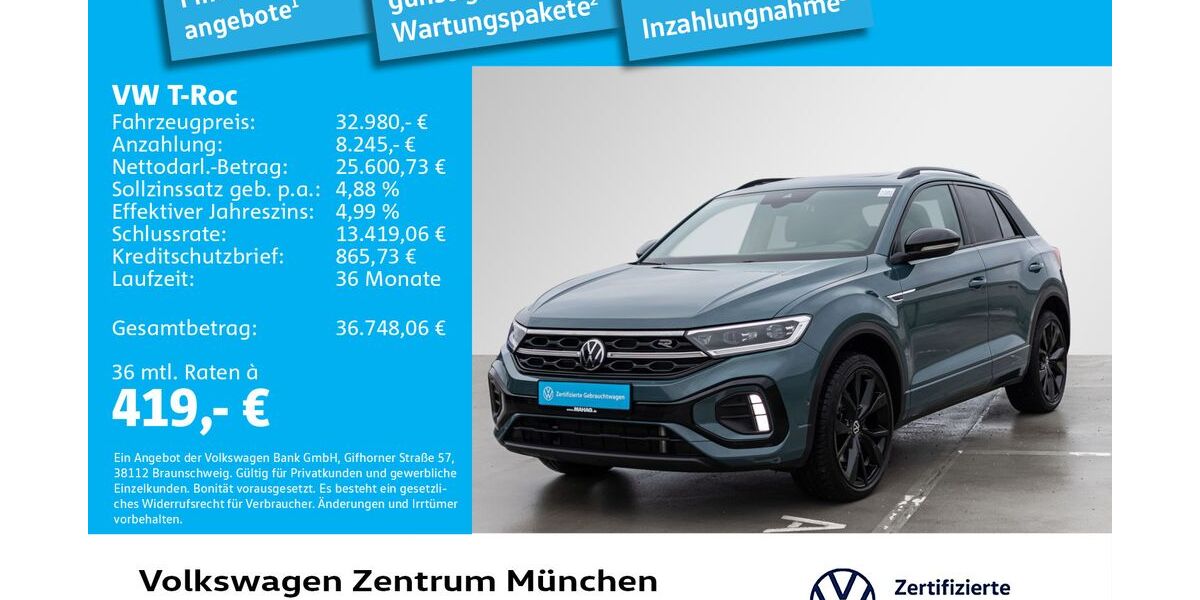 VW T-Roc 42.245 km 28.988 &euro; München 80687