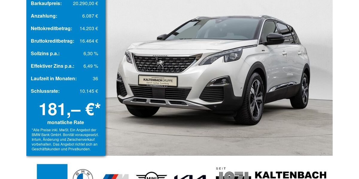 Peugeot 5008 83.787 km 20.290 &euro; Overath-Vilkerath 51491