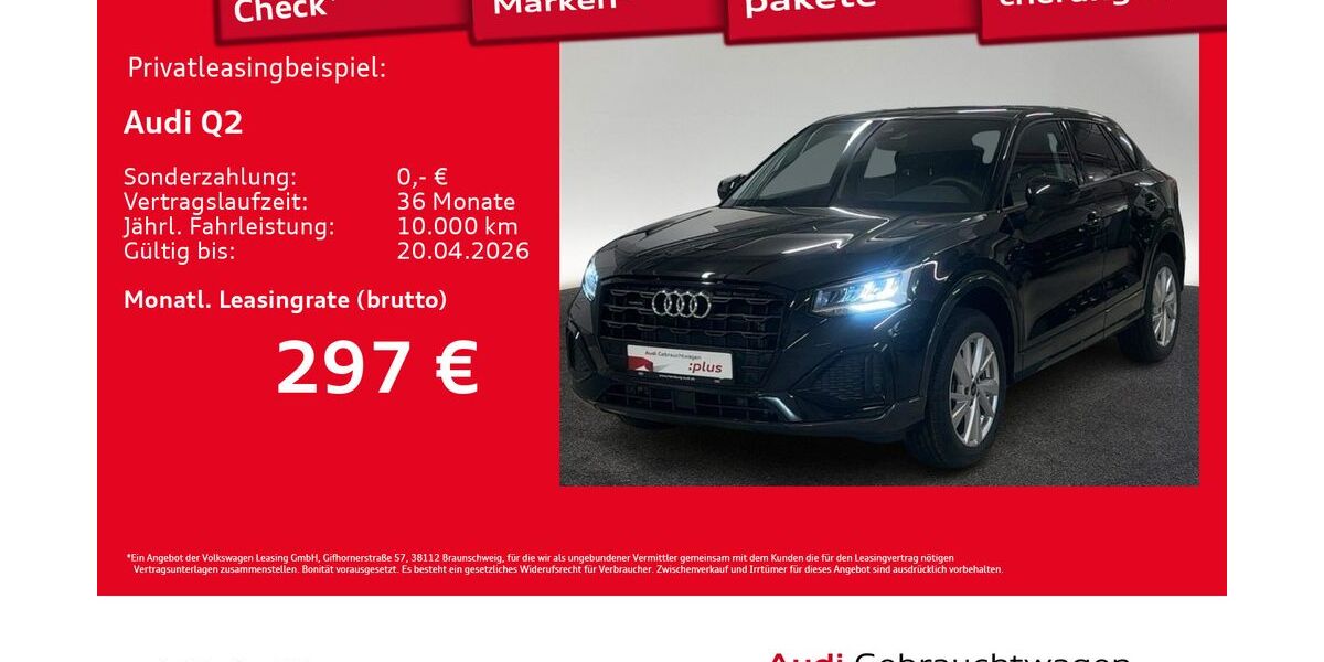 Audi Q2 10.523 km 34.870 &euro; Hamburg 20537