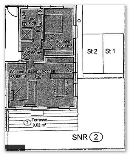 Ihre Suche hat ein Ende****Barrierefreie Wohnung mit Gartenanteil*** 2 zimmer
