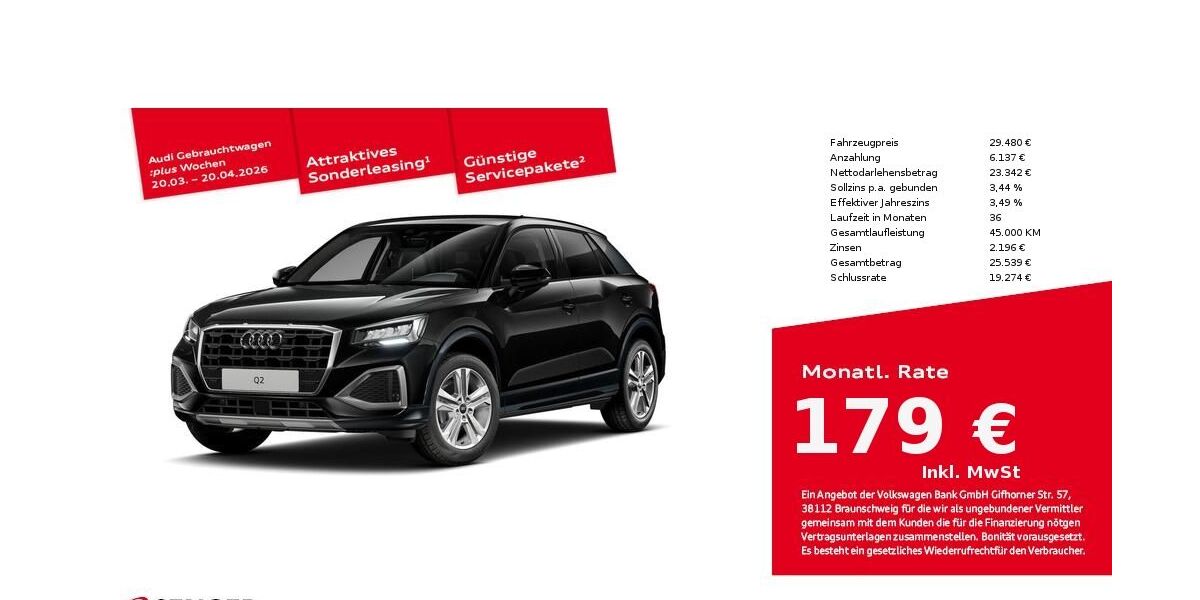 Audi Q2 6.178 km 29.480 &euro; Lingen 49809