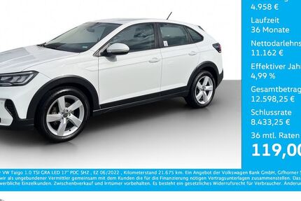 VW Taigo 21.675 km 15.750 € Bernsdorf 09337