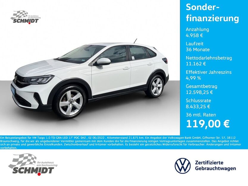 VW Taigo 21.675 km 15.750 € Bernsdorf 09337