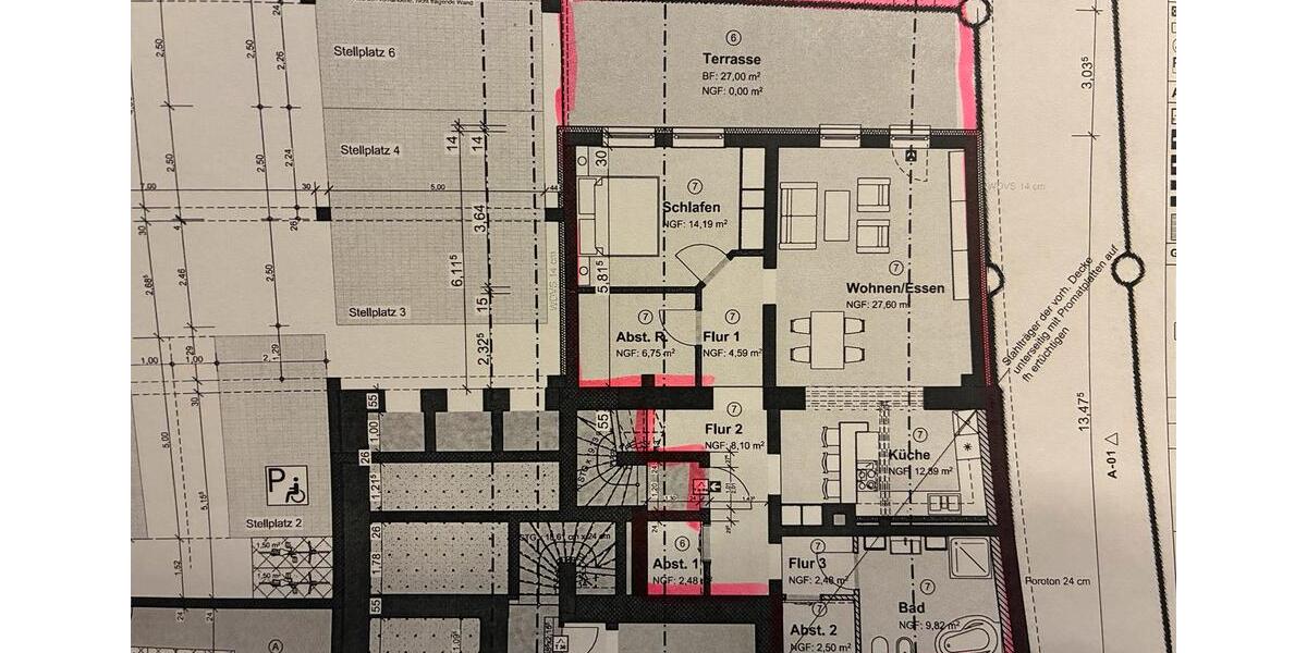 Erdgeschoßwohnung Wilnsdorf - 3 Zimmer, 98 m&sup2;, 880&euro; | Angebot:26341714