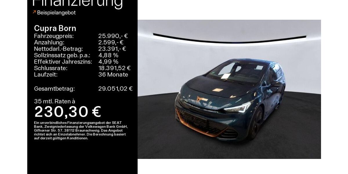 Cupra Born 54.939 km 25.990 &euro; Sand am Main 97522