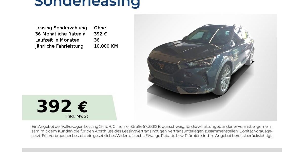 Cupra Formentor 46.900 km 22.840 &euro; Magdeburg 39118