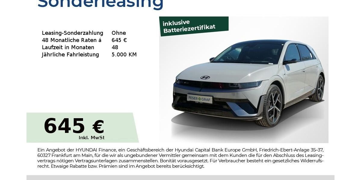 Hyundai IONIQ 5 3.000 km 58.950 &euro; Fürth 90763
