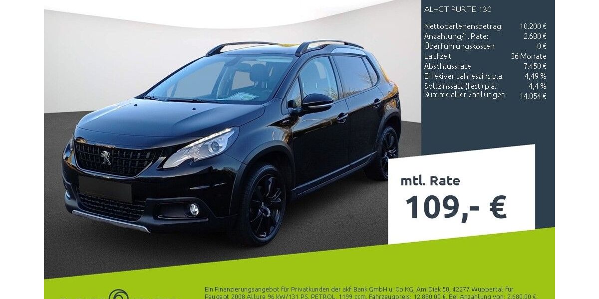 Peugeot 2008 33.334 km 12.880 &euro; Dortmund 44263