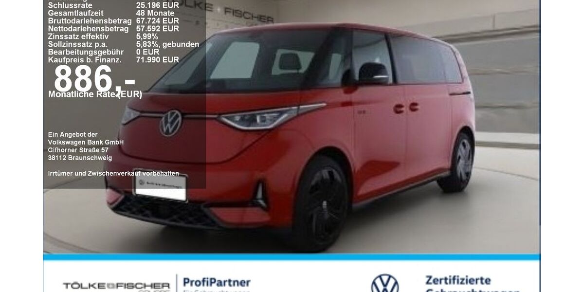 VW ID. Buzz 9.654 km 65.469 &euro; Krefeld 47805