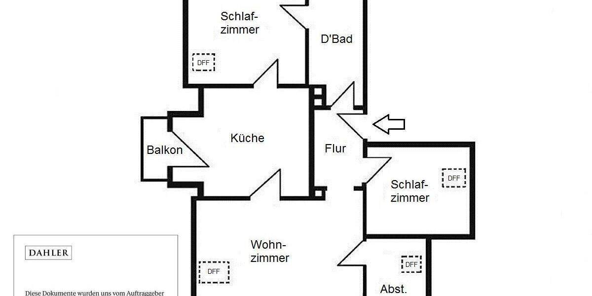 Etagenwohnung Wyk auf Föhr - 3 Zimmer, 51 m&sup2;, 285.000&euro; | Angebot:26763458