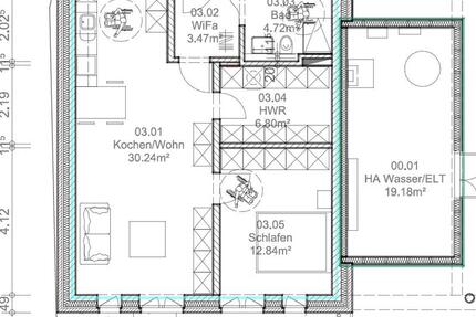Wohnung Brunsbüttel - 2 Zimmer, 58 m&sup2;, 738&euro; | Angebot:26419363
