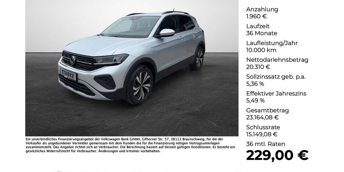 VW T-Cross 14.639 km 22.270 &euro; Osnabrück 49078