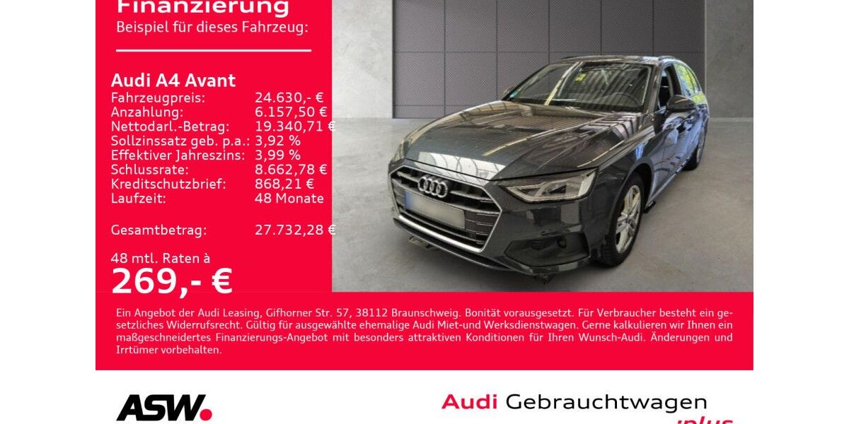 Audi A4 94.500 km 24.630 &euro; Heilbronn 74074