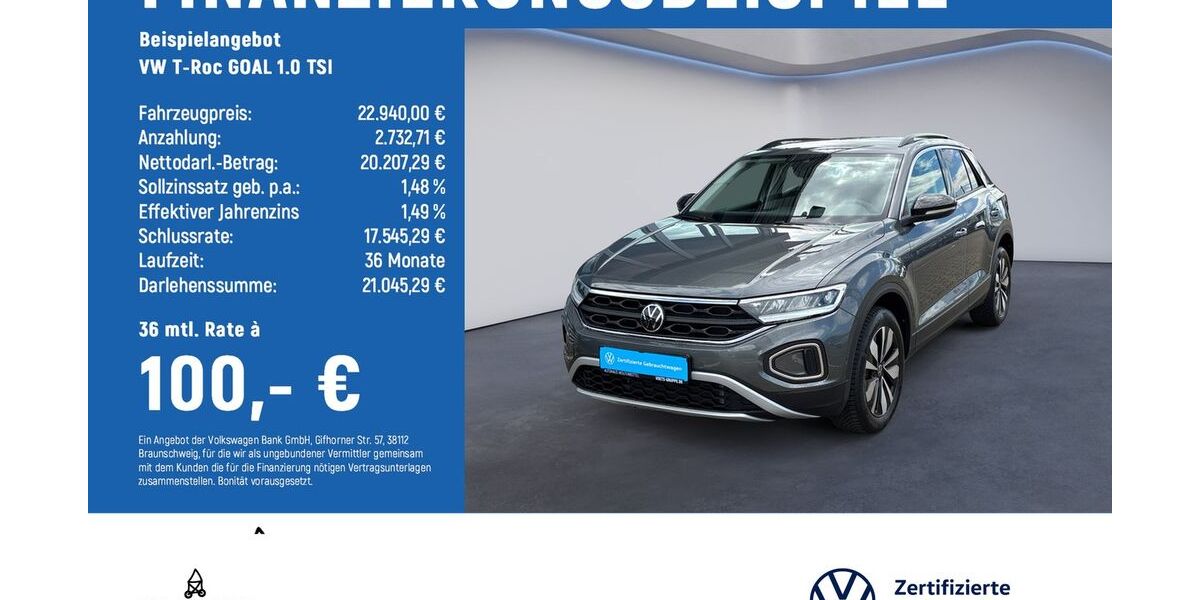 VW T-Roc 22.000 km 22.440 &euro; Wolfenbüttel 38304