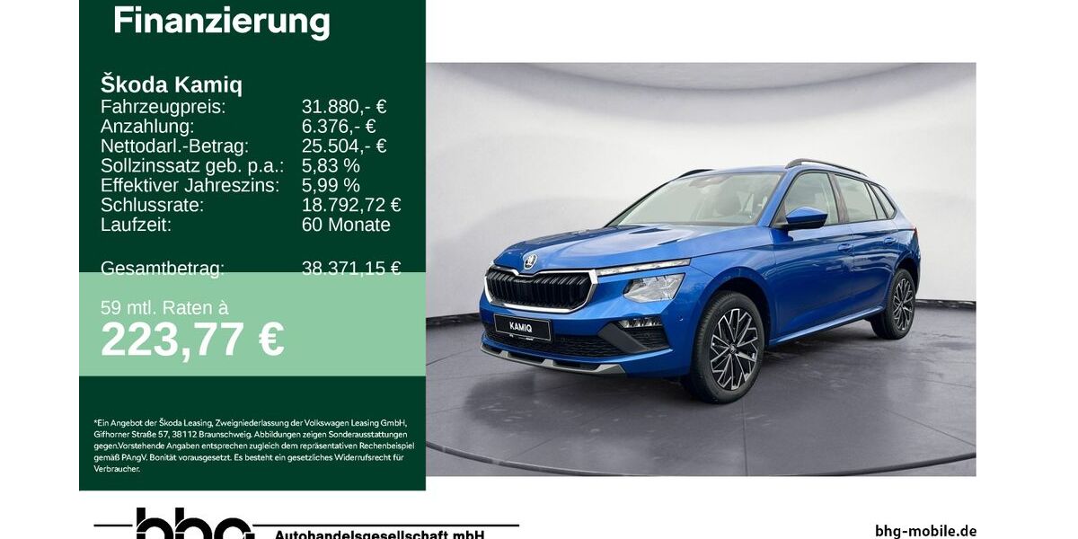Skoda Kamiq 4.418 km 30.980 &euro; Tübingen 72072